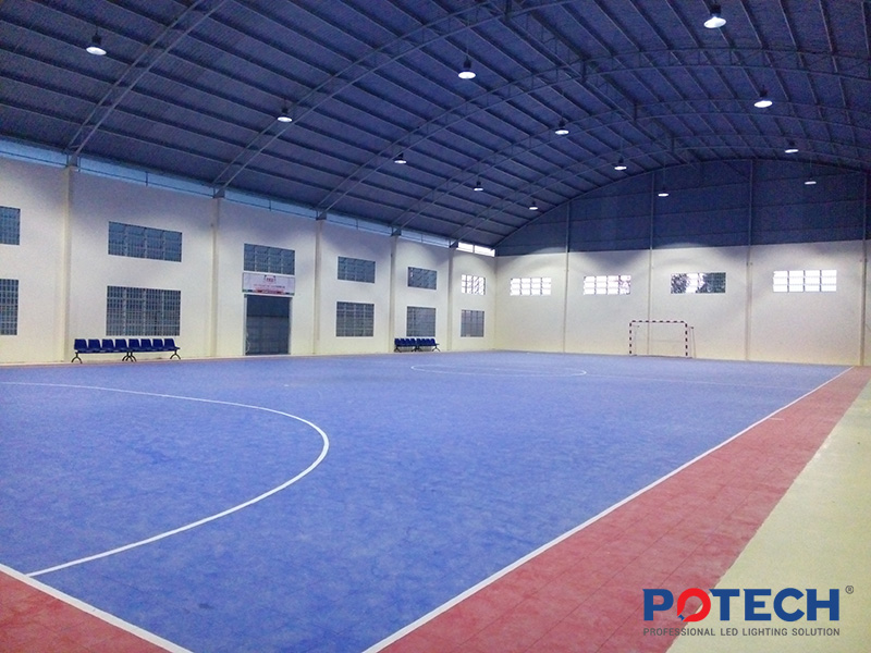 Dự án đèn LED High Bay nhà thi đấu đa năng