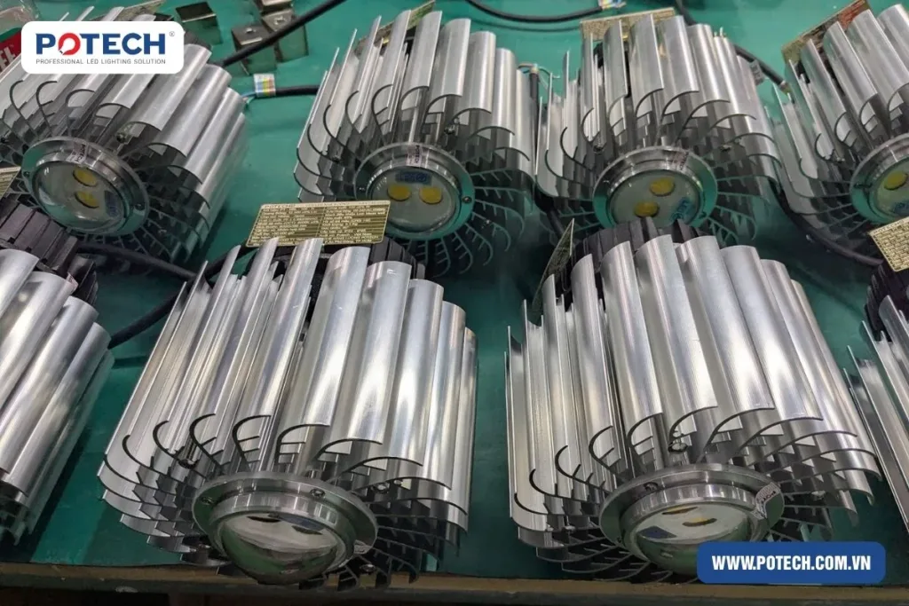 Tản nhiệt đèn LED nhà xưởng POTECH