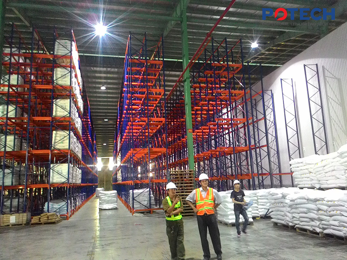 Dự án đèn LED nhà kho công ty Brenntag - POTECH