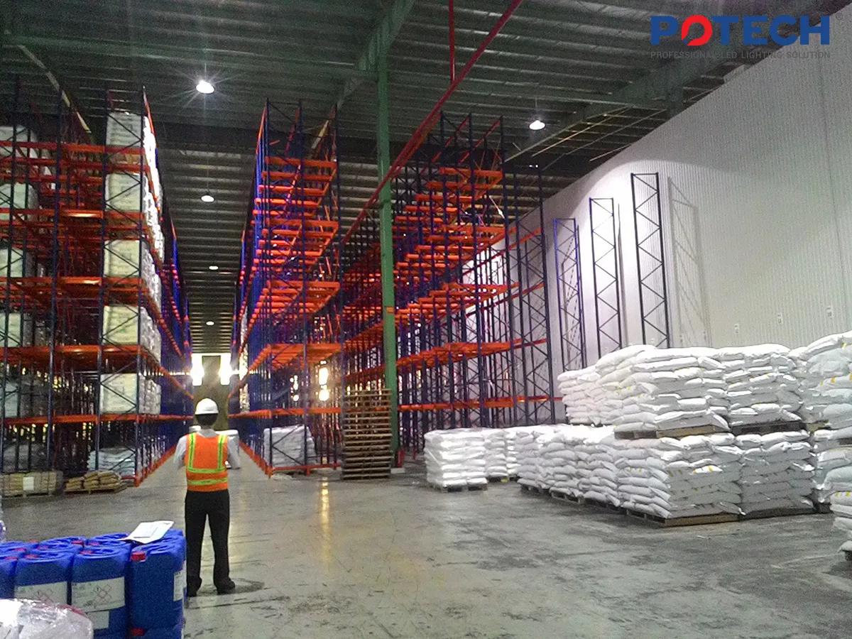 Chiếu sáng nhà kho công ty Brenntag — ảnh 3
