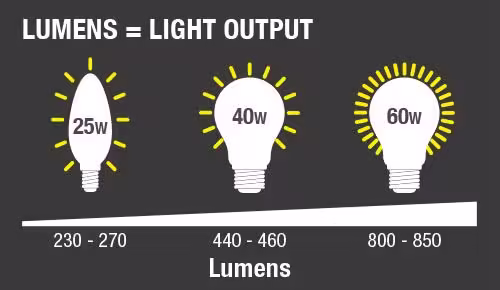 Lumen thô và Lumen hiệu quả