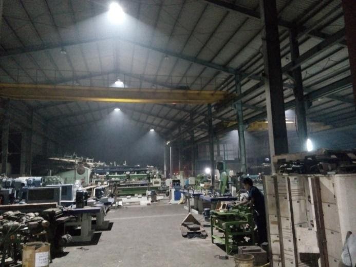 Kết quả chiếu sáng LED nhà xưởng POTECH so với đèn Metal Halide