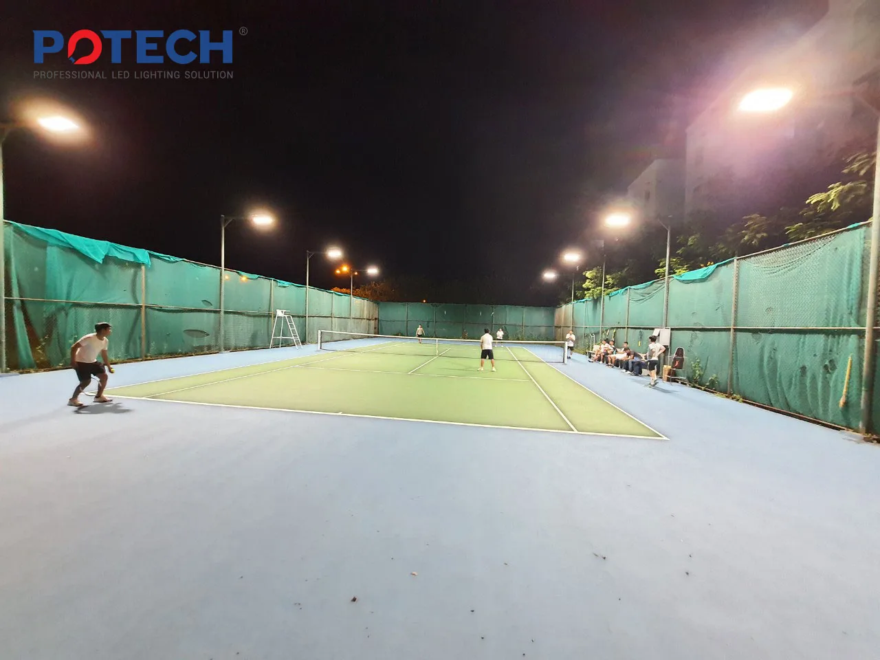 Đèn LED Sân Tennis Nhiệt Điện Vĩnh Tân — ảnh 15