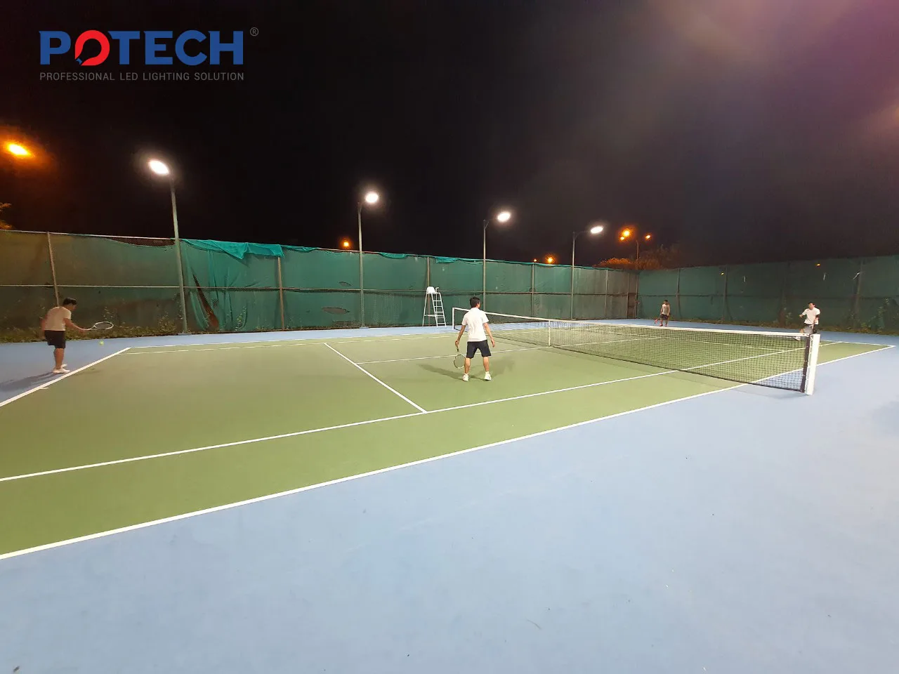 Đèn LED Sân Tennis Nhiệt Điện Vĩnh Tân — ảnh 16