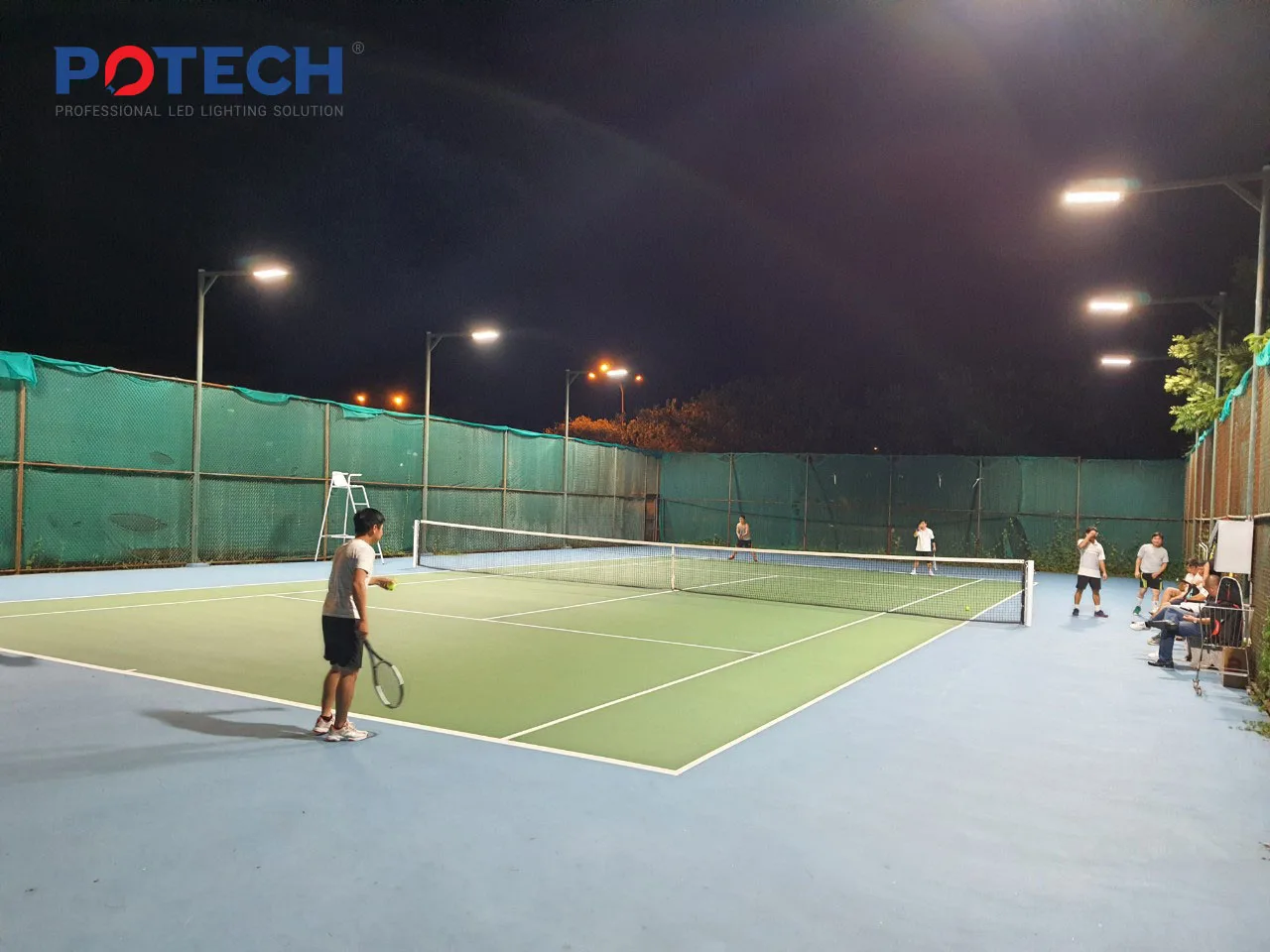 Đèn LED Sân Tennis Nhiệt Điện Vĩnh Tân — ảnh 18