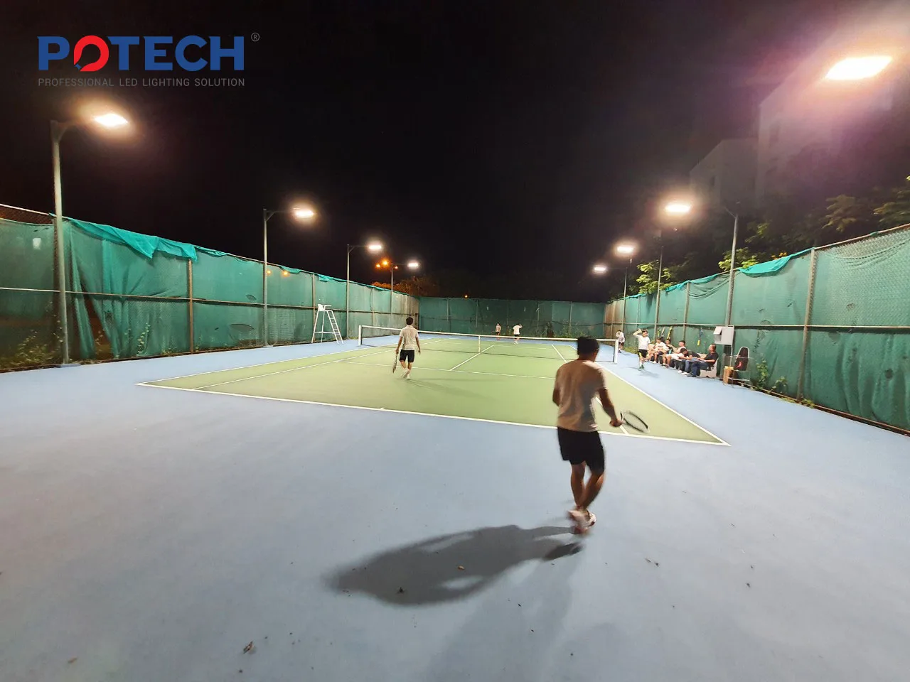 Đèn LED Sân Tennis Nhiệt Điện Vĩnh Tân — ảnh 19
