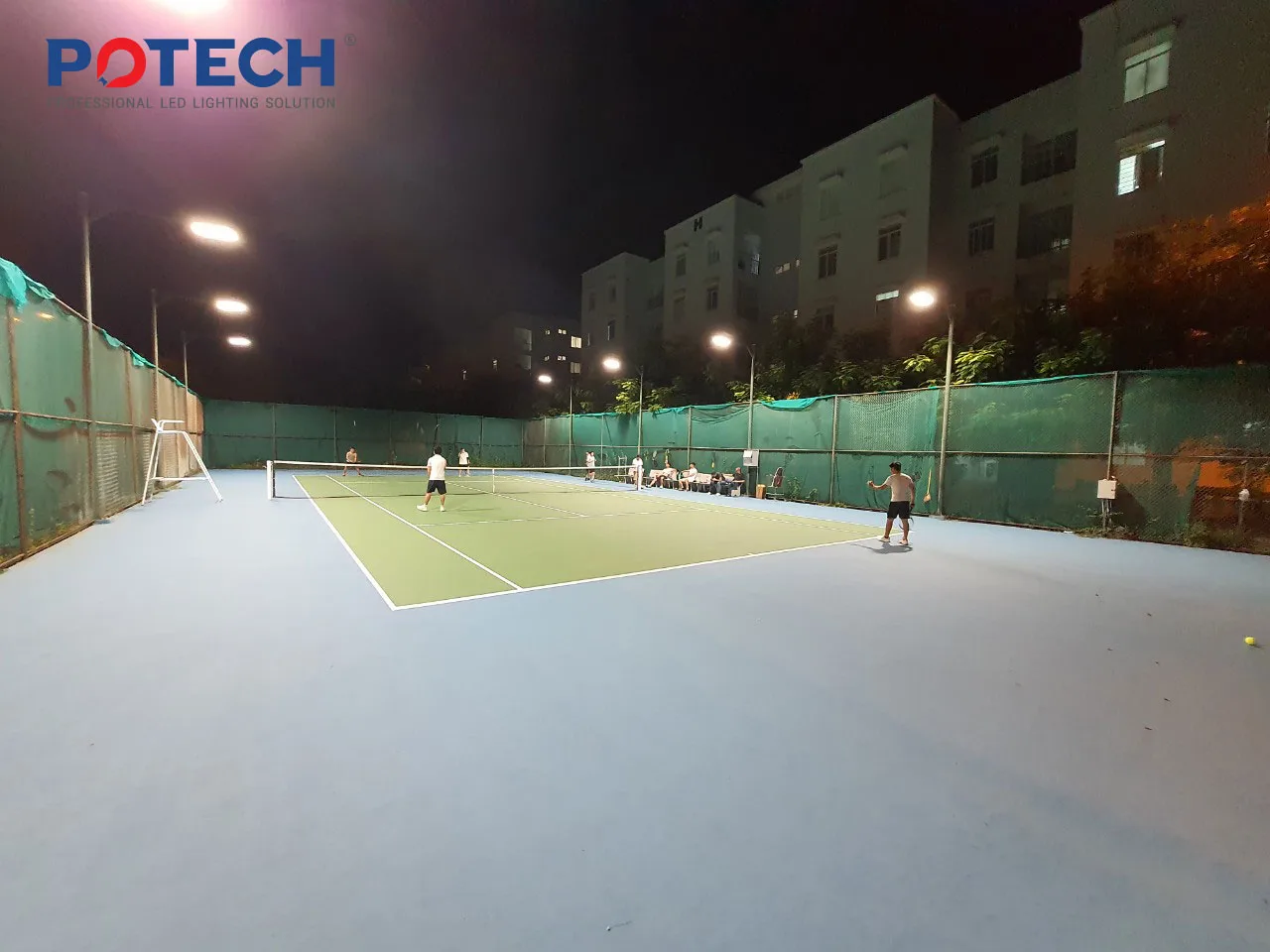 Đèn LED Sân Tennis Nhiệt Điện Vĩnh Tân — ảnh 20