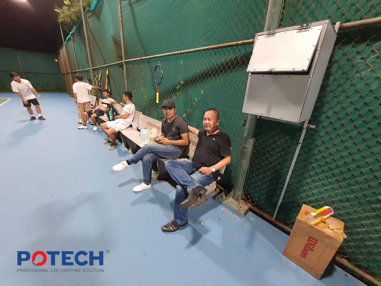 Đèn LED Sân Tennis Nhiệt Điện Vĩnh Tân — ảnh 22