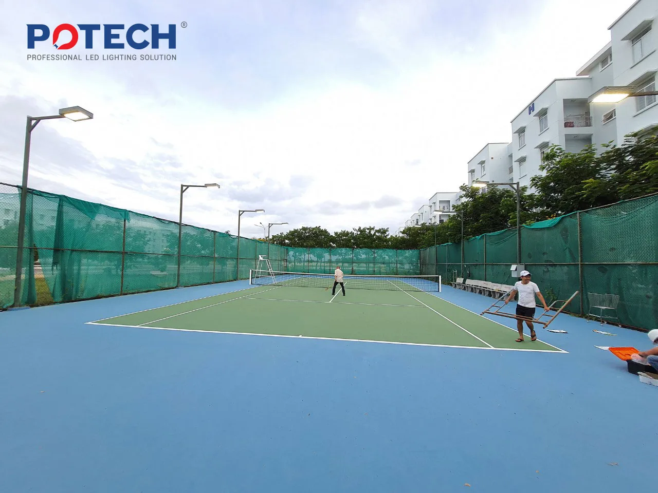 Đèn LED Sân Tennis Nhiệt Điện Vĩnh Tân — ảnh 9