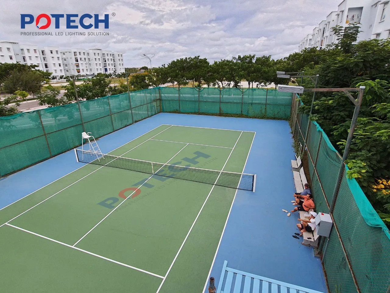 Đèn LED Sân Tennis Nhiệt Điện Vĩnh Tân — ảnh 7