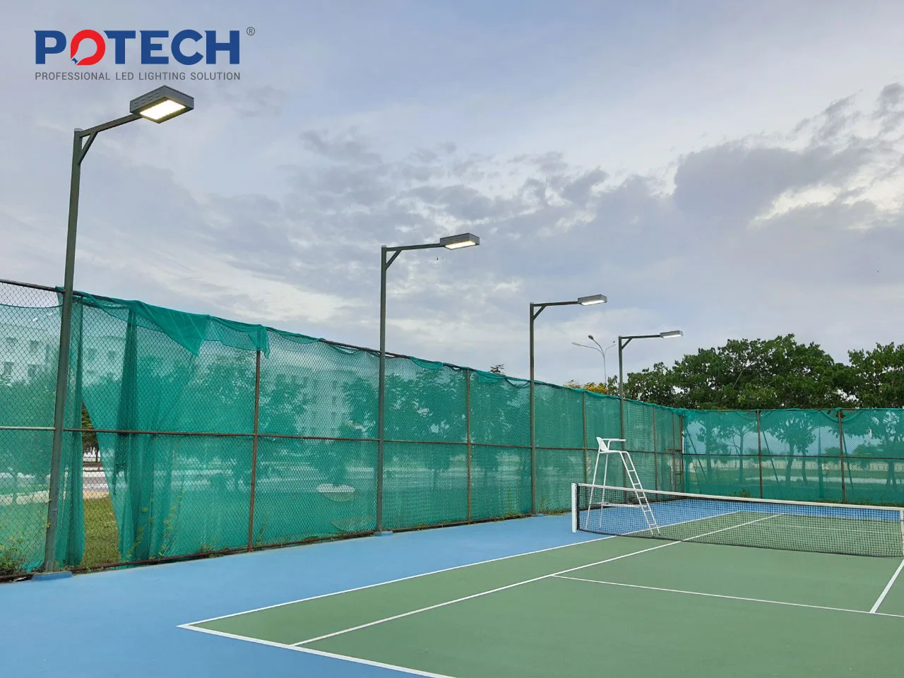 Đèn LED Sân Tennis Nhiệt Điện Vĩnh Tân — ảnh 8