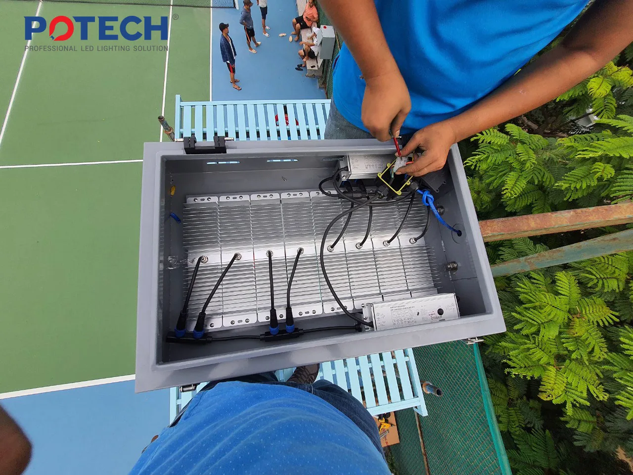 Đèn LED Sân Tennis Nhiệt Điện Vĩnh Tân — ảnh 13