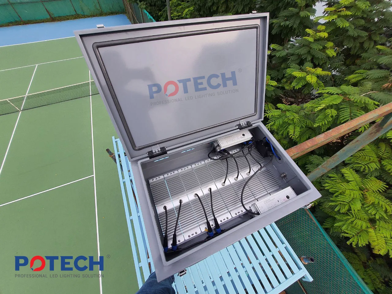 Đèn LED Sân Tennis Nhiệt Điện Vĩnh Tân — ảnh 12