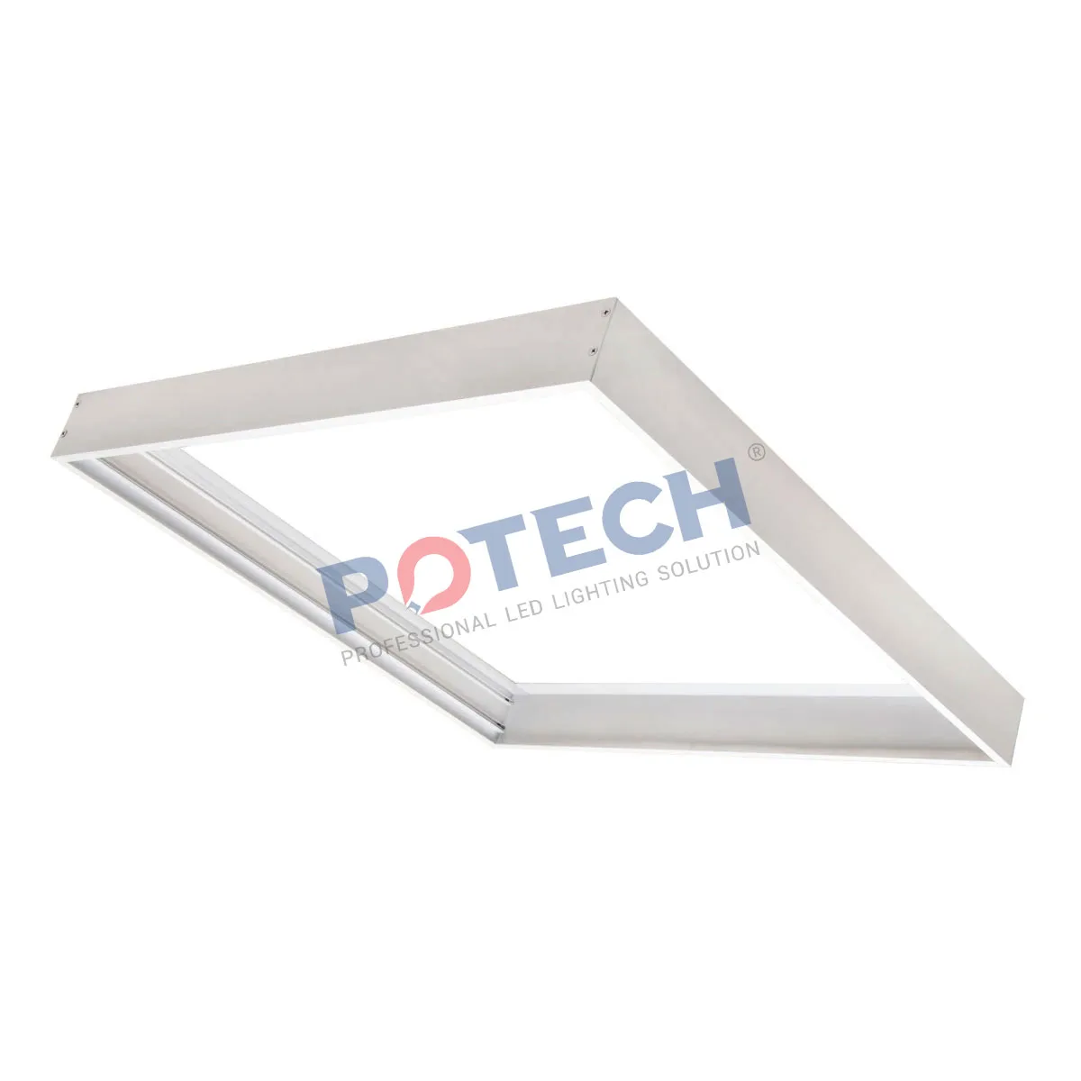 Bộ khung nhôm lắp nổi đèn Panel 600x600x50