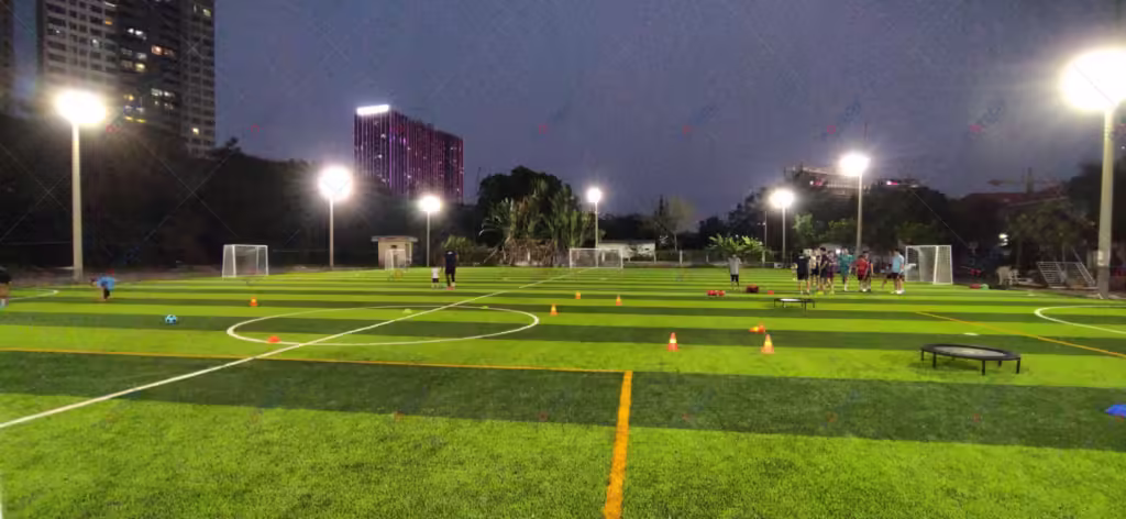 Dự án đèn LED sân bóng đá bóng rổ