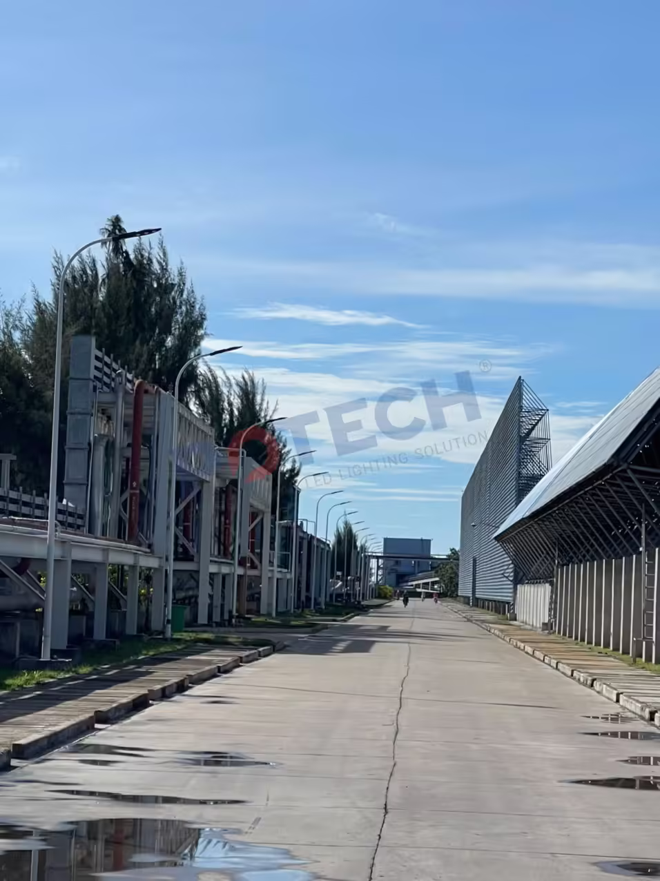 Dự án đèn đường LED nhiệt điện Vĩnh Tân — ảnh 3