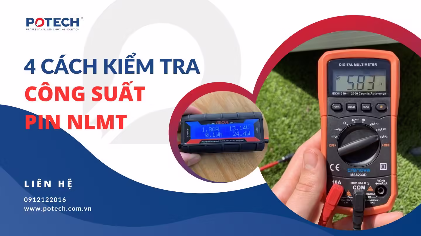 4 cách để kiểm tra tấm pin năng lượng mặt trời: Công suất, Công suất và Ampe