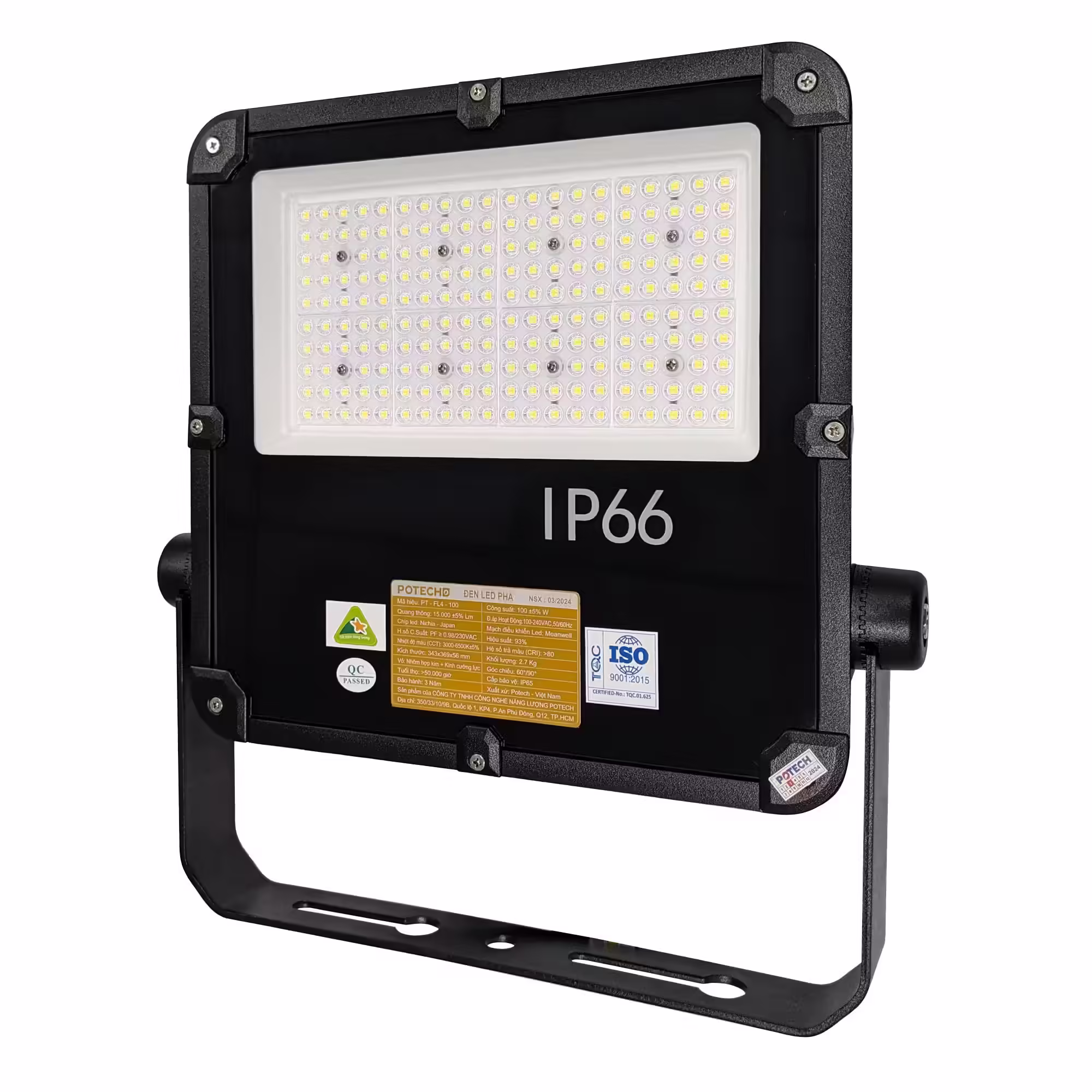 Đèn pha LED FL4 100W Chip Lumileds/Nichia