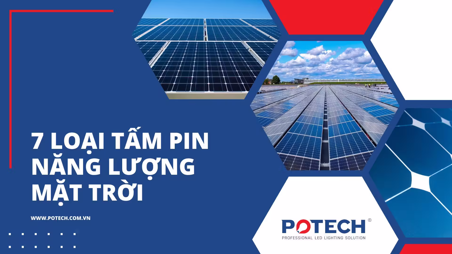 7 loại tấm pin năng lượng mặt trời