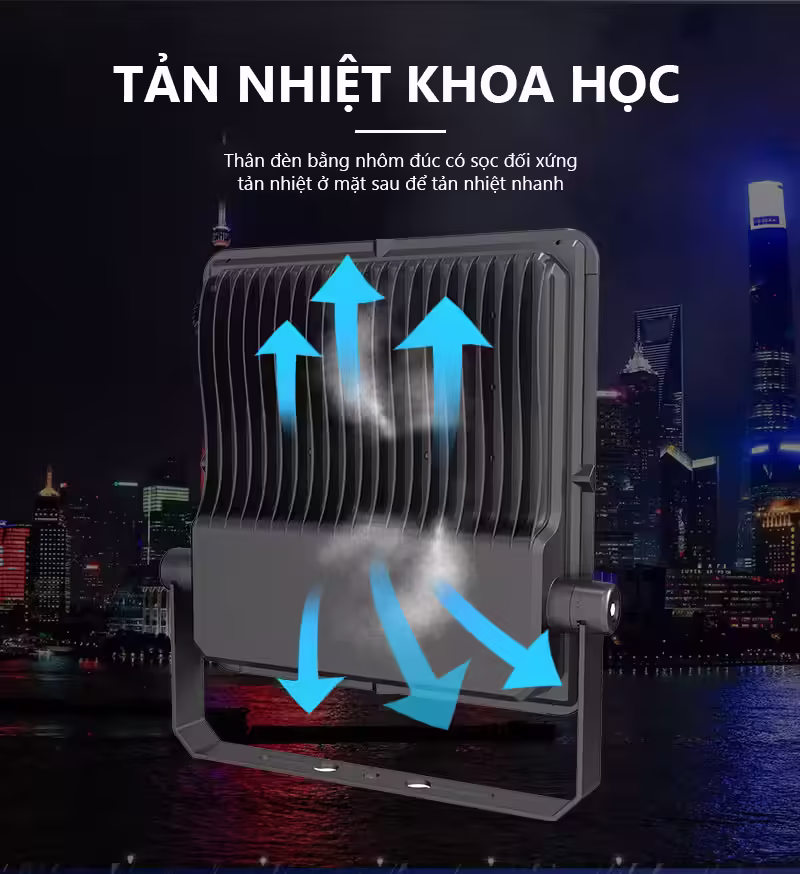 Vỏ tản nhiệt nhôm đúc sọc chuyên dụng