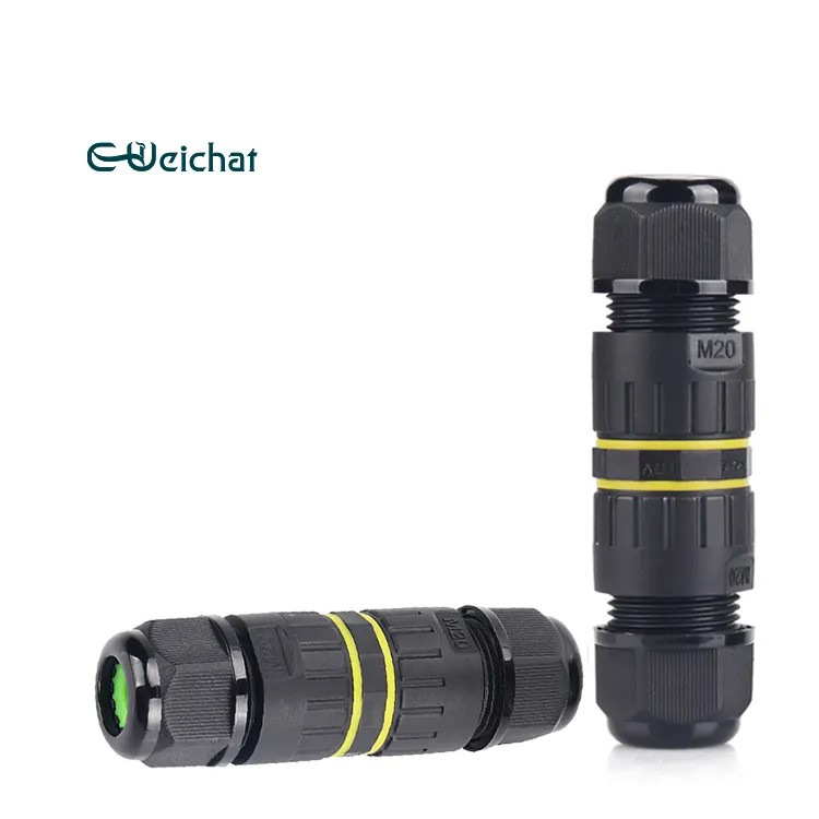 Đầu nối cút nối điện chống nước M20-3P IP68 3pin