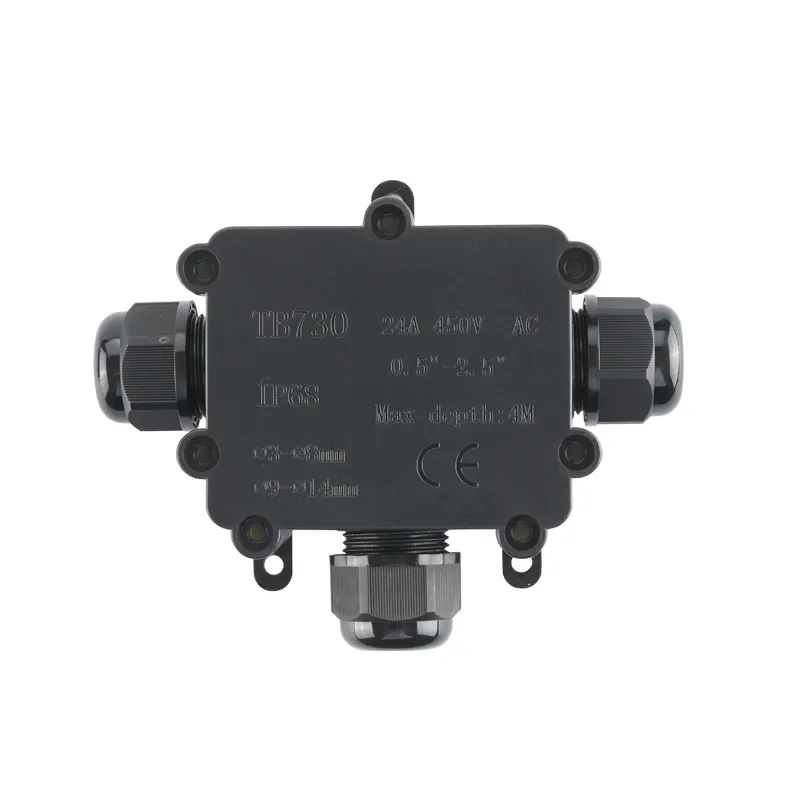 Hộp nối điện chống nước 3 ngả ngoài trời IP68 TB730