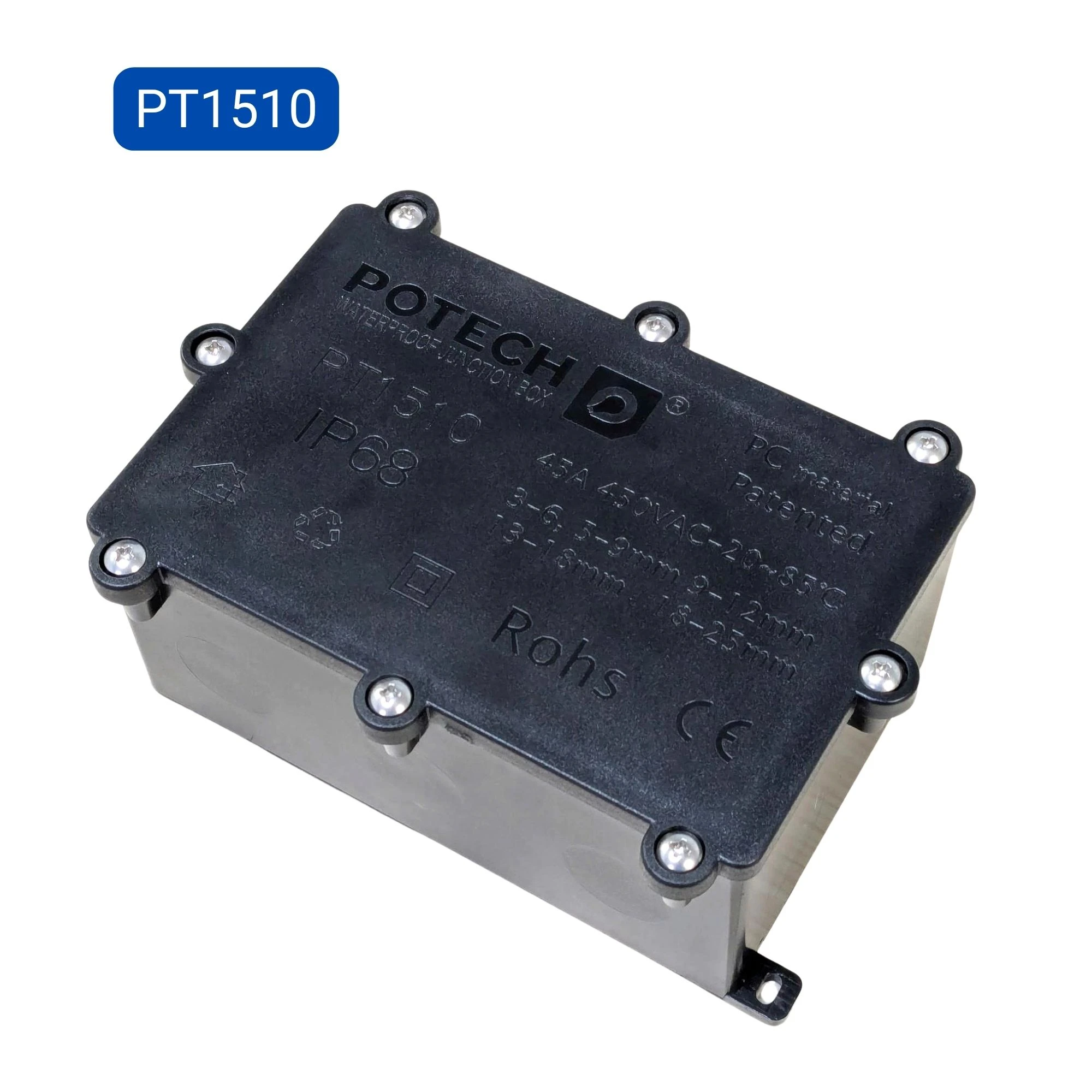 Hộp nối điện chống nước 2 3 4 5 6 7 8 9 10 ngả ngoài trời IP68 PT1510