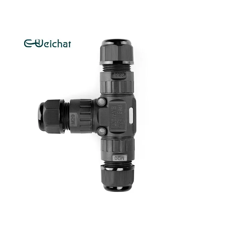 Đầu nối T chống nước M20T-3P IP68 3pin