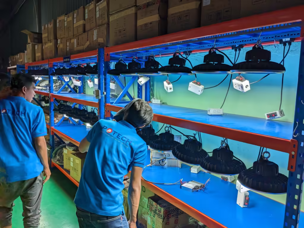 Kiểm tra bảo dưỡng đèn LED high bay POTECH