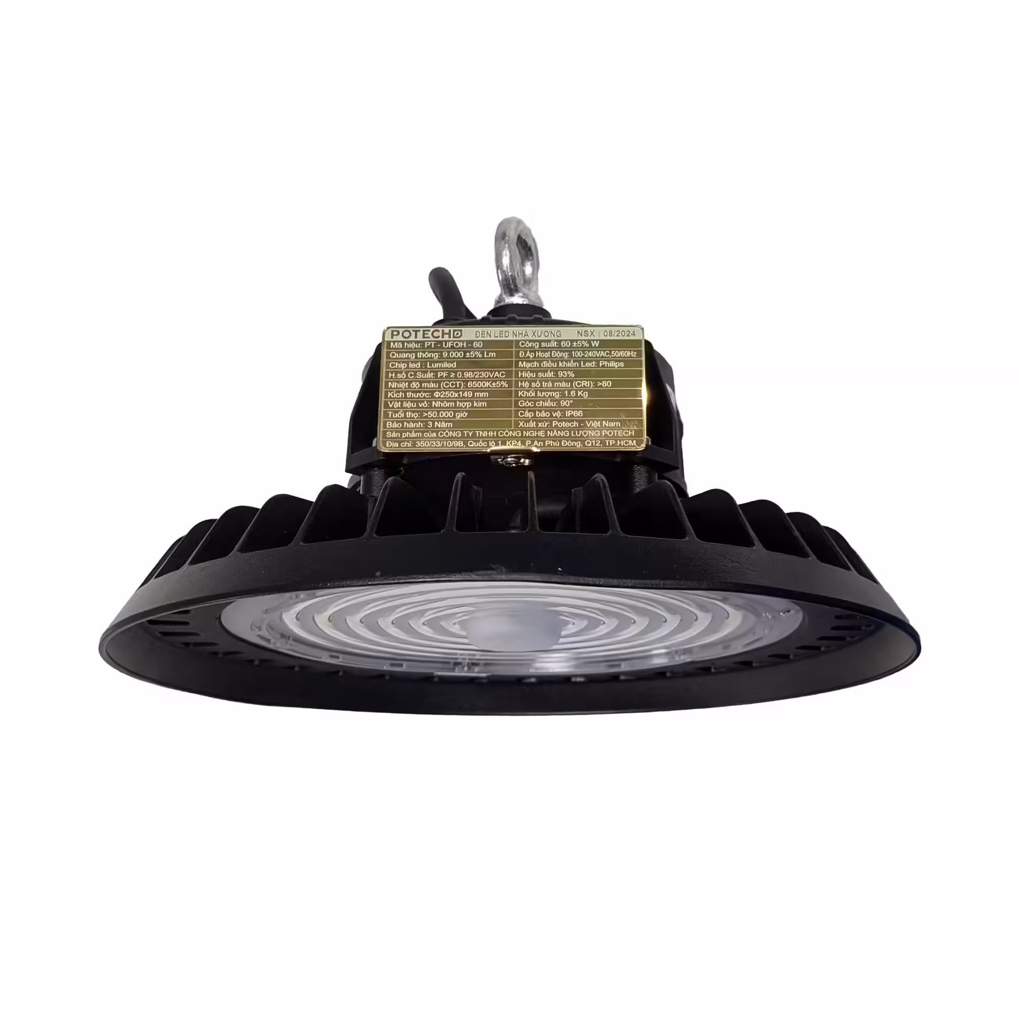 Đèn nhà xưởng UFO 80W PT-UFOH-80