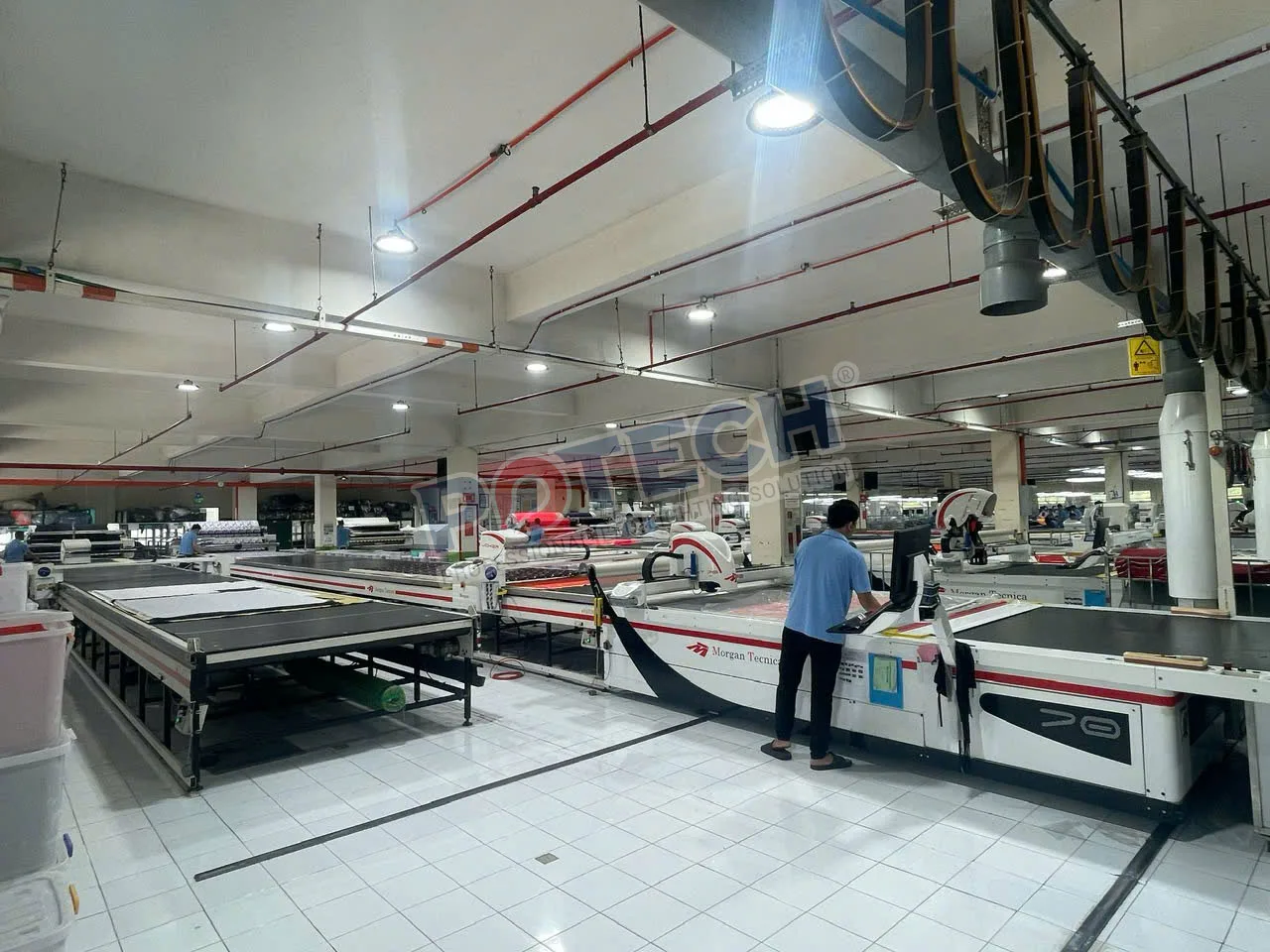Dự án đèn LED xưởng may TMI