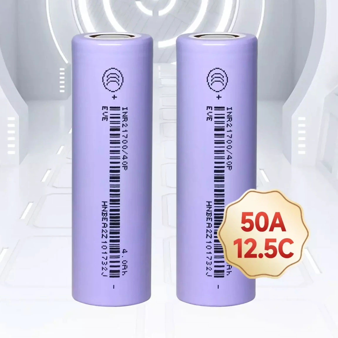 Pin Lithium EVE INR21700/40P - 3.6V 4000mAh, xả cao 50A