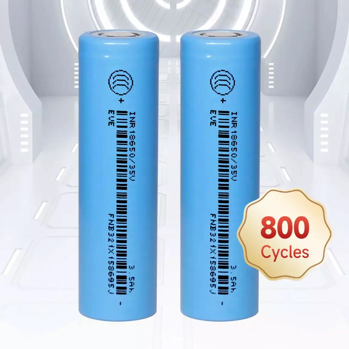 Pin Lithium EVE INR18650/35V - 3.65V 3500mAh, xả dòng tối đa 10.2A