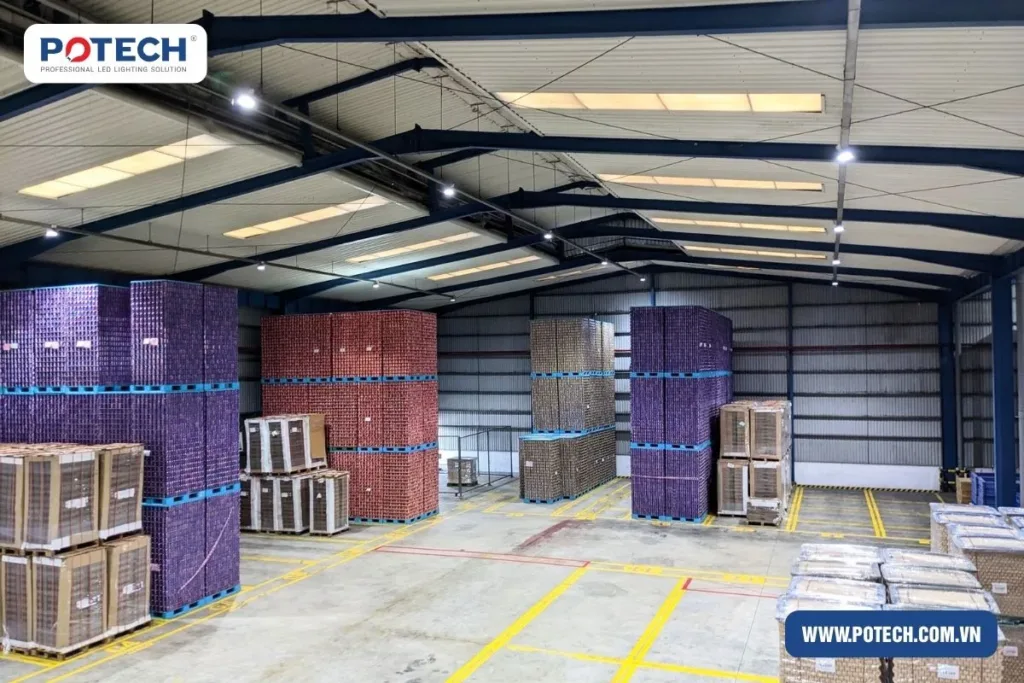 Công trình sử dụng đèn LED công nghiệp của POTECH