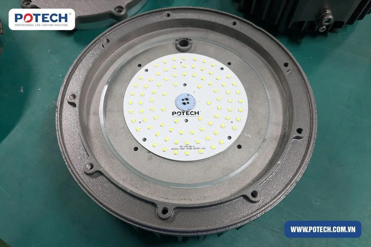 Đèn LED công nghiệp uy tín POTECH chip LED Nichia