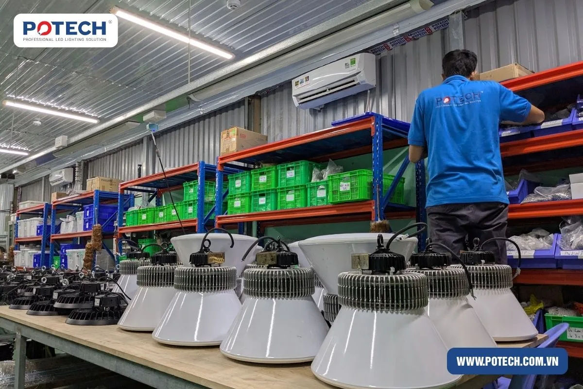 Đèn LED nhà xưởng Highbay POTECH