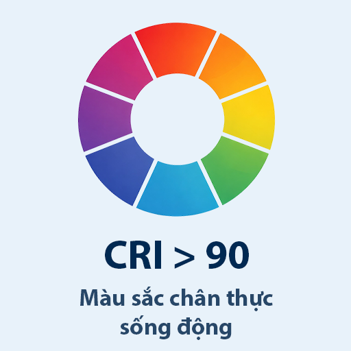 CRI lớn hơn 90