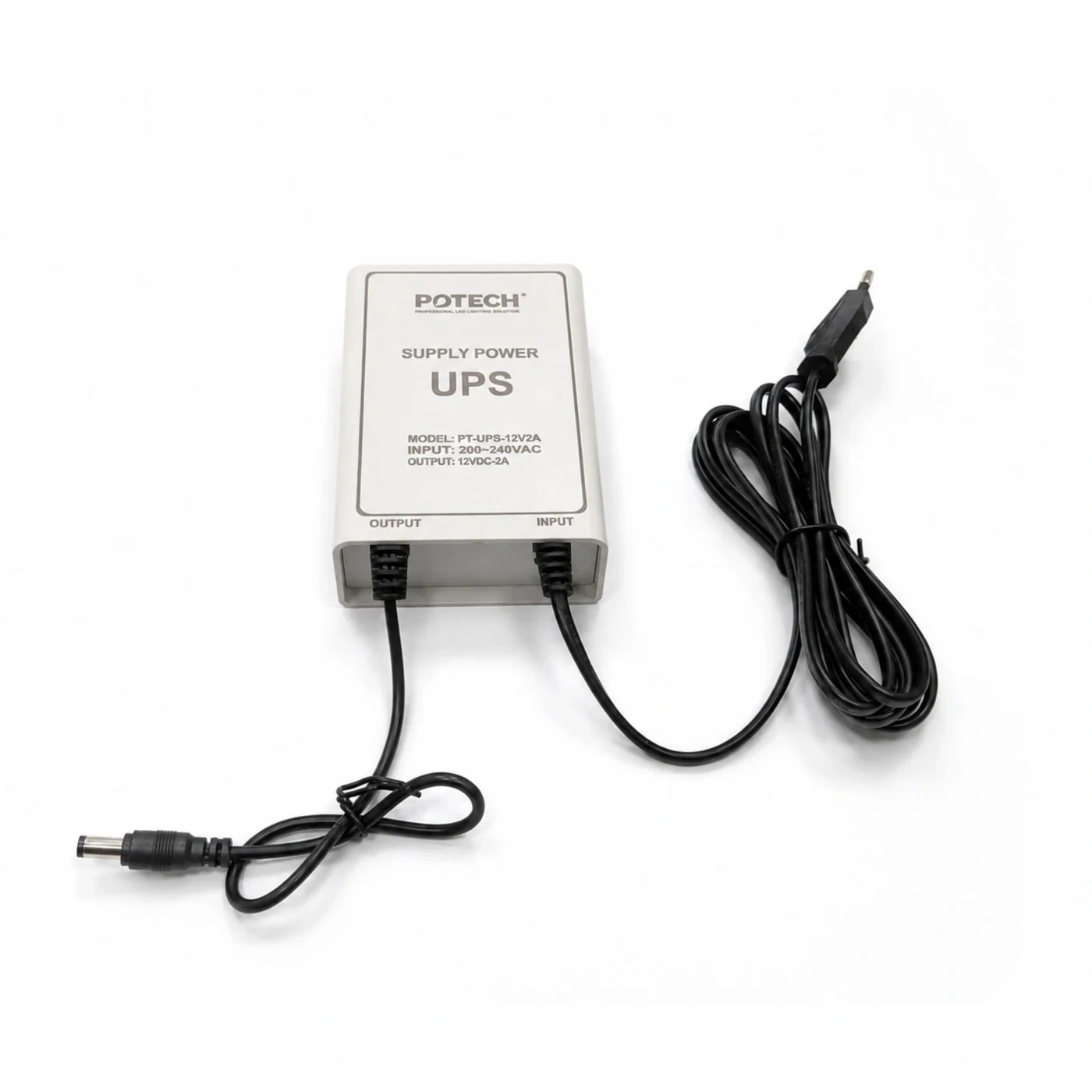 Bộ lưu điện mini UPS POTECH PT-UPS-12V 2A và 2.5A cho modem wifi, camera