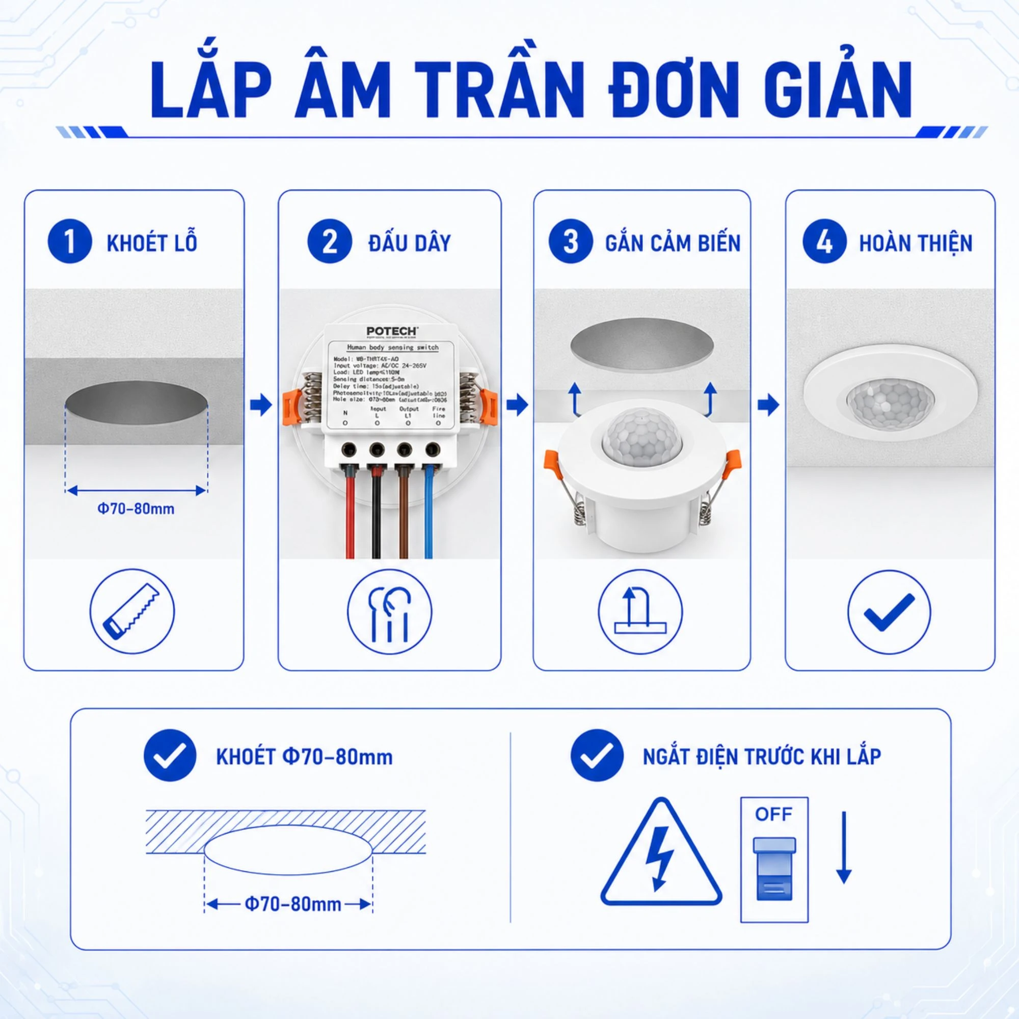 Cam bien cho den led wb thrt4x a0