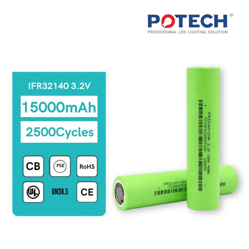 Cell pin LiFePO4 IFR32140 15Ah 3.2V 48Wh, Grade A, xả 30A