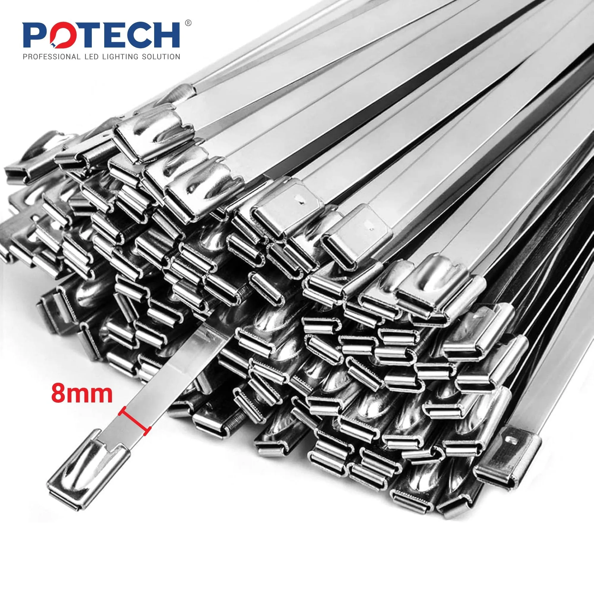 Dây rút tự khóa inox 304 SSCT-304 – Bịch 100 cái, nhiều kích thước