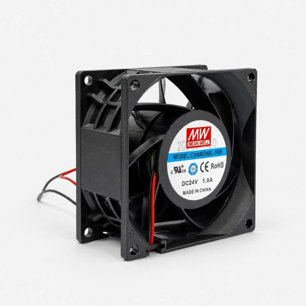 Quat CHA8024BL-38B goc nghieng hien tem MEAN WELL